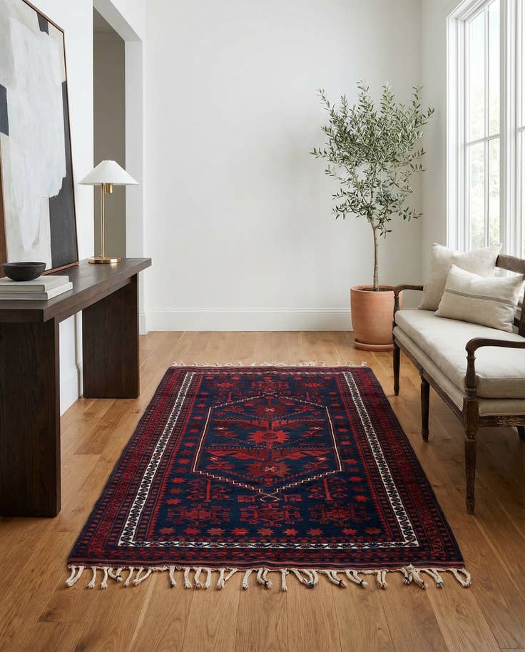 Detail image of 3' 7 x 6' Hand Knotted Anatolian Wool Rug
