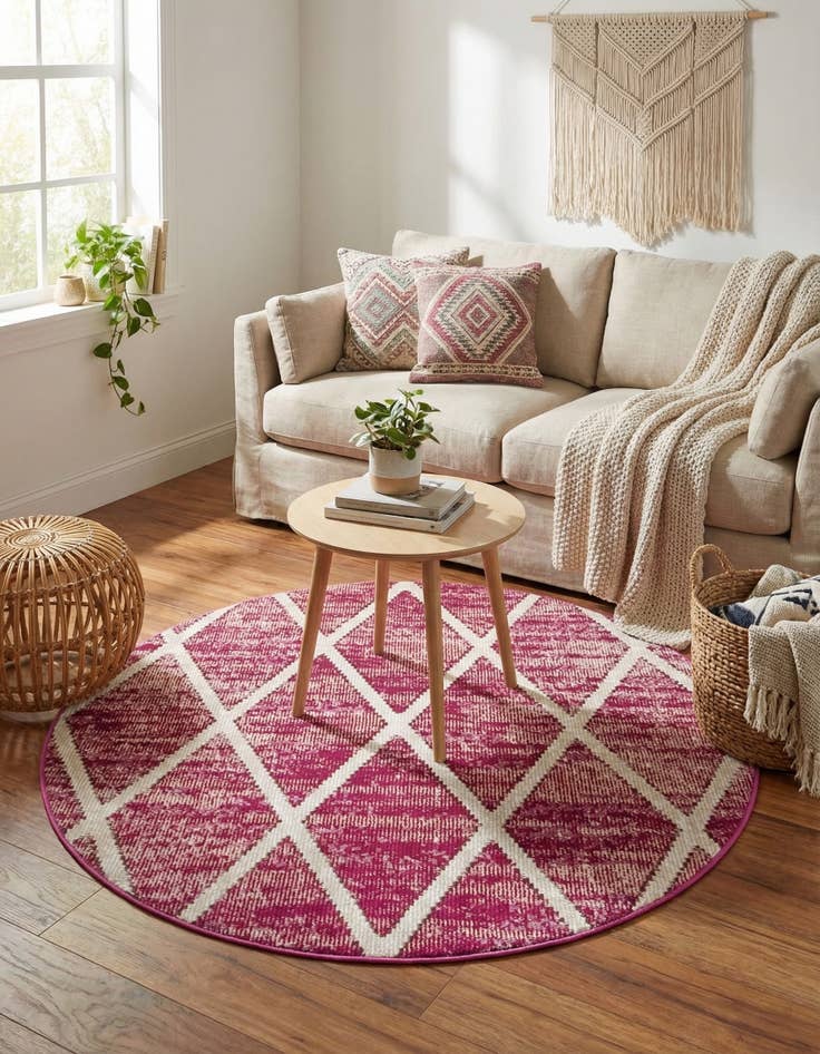 Detail image of 4' x 4' Starlight Round Rug