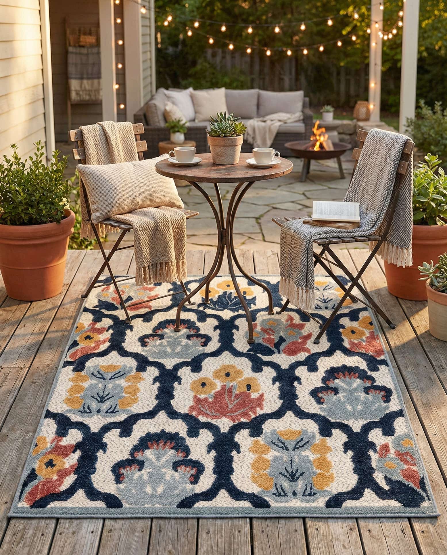 4' x 6' Easy-Clean Belize Indoor / Outdoor Rug