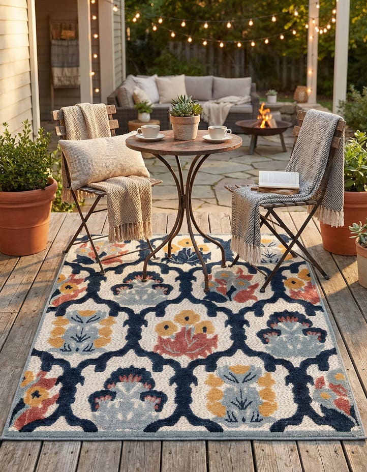4' x 6' Easy-Clean Belize Indoor / Outdoor...