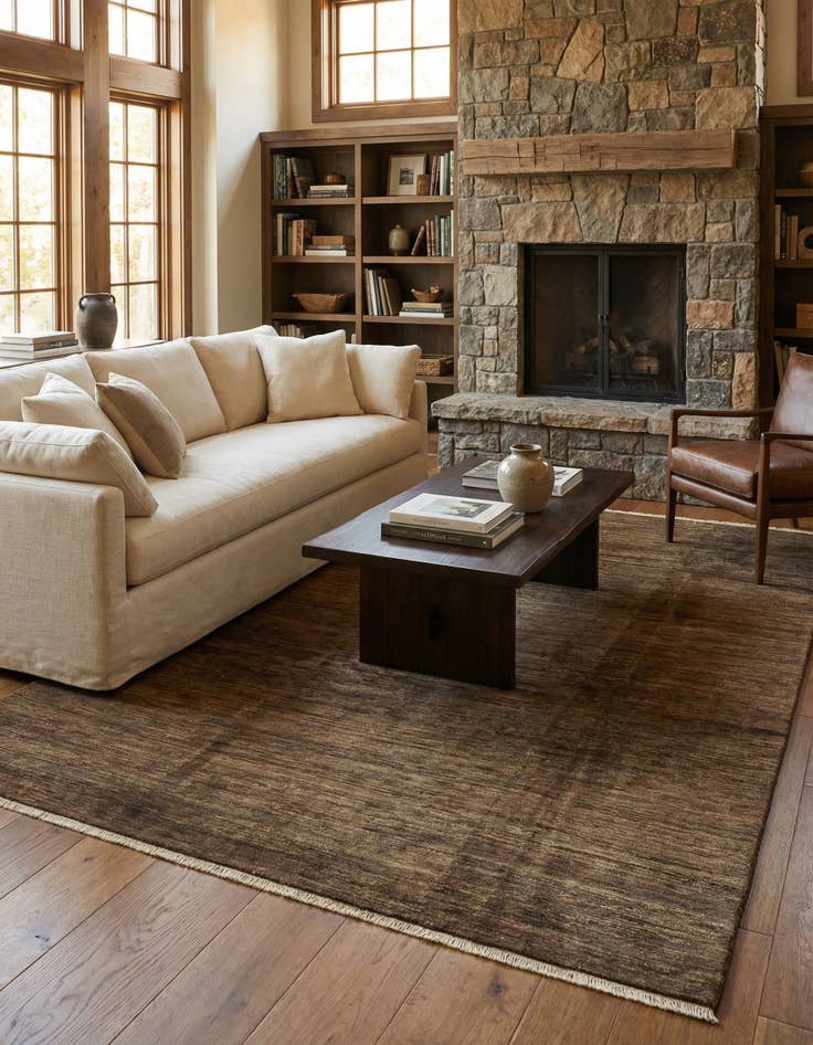 Detail image of 6' 7 x 9' 10  Hand Knotted Modern Ziegler Rug