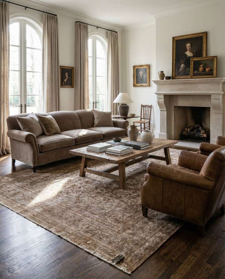 9' 6 x 12' 3 Hand Knotted Ultra Vintage Persian Wool Rug