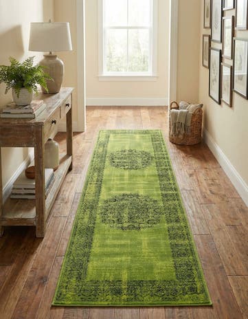 3' x 9' 10 Ankara Runner Rug