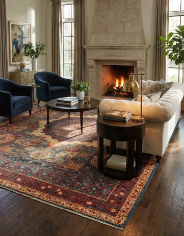 6' x 8' 7 Hand Knotted Mamluk Ziegler Oriental Rug