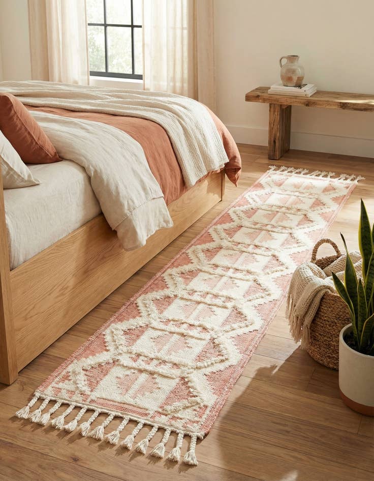 Detail image of 2' 7 x 13' 1  Hand Woven Arizona Wool Runner Rug