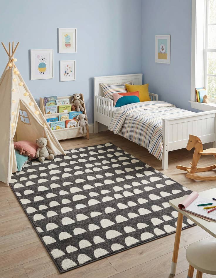 Detail image of 5' x 8' Whimsy Kids Rug