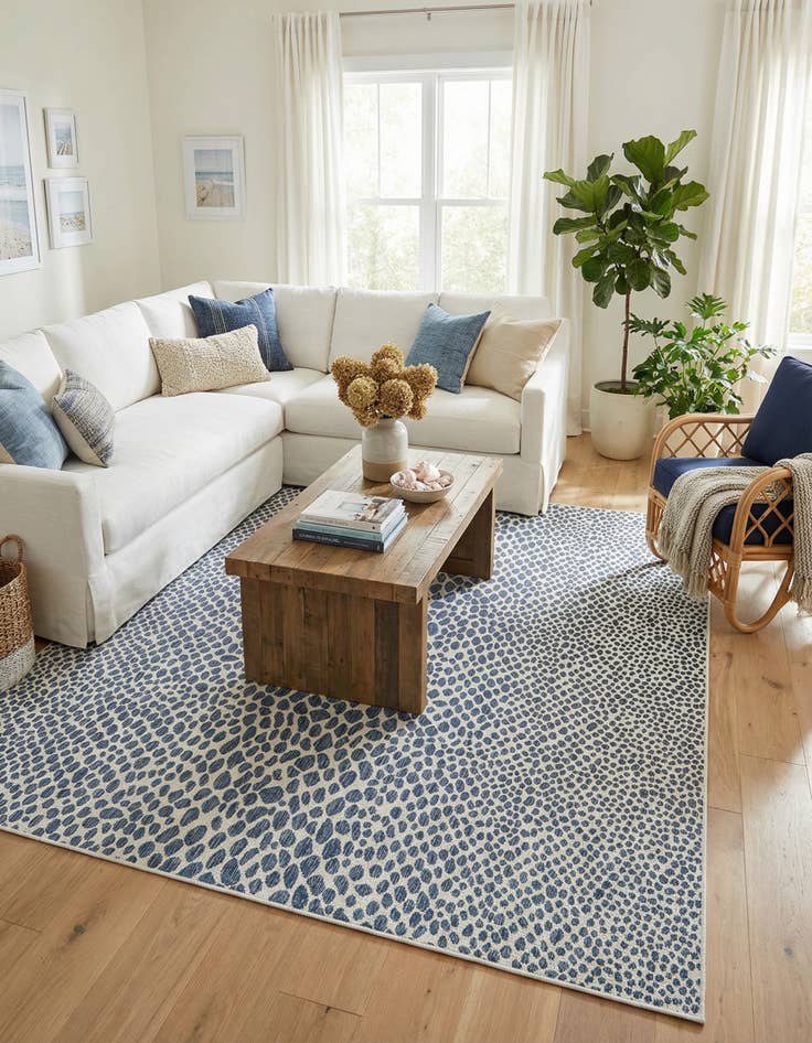 Detail image of 10' 8 x 10' 8 Easy-Clean Jill Zarin Cape Town Indoor / Outdoor Square Rug