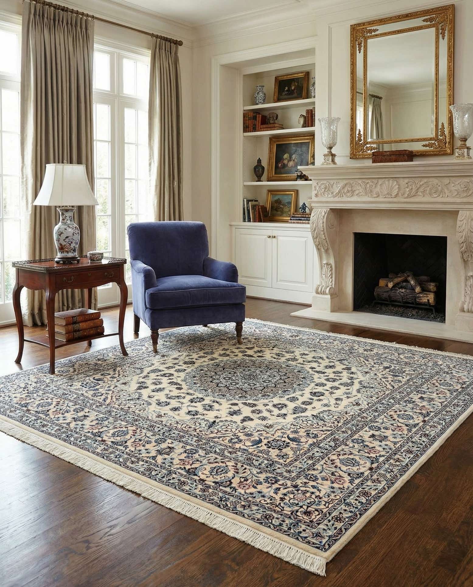 6' 6 x 6' 8 Nain Square Rug