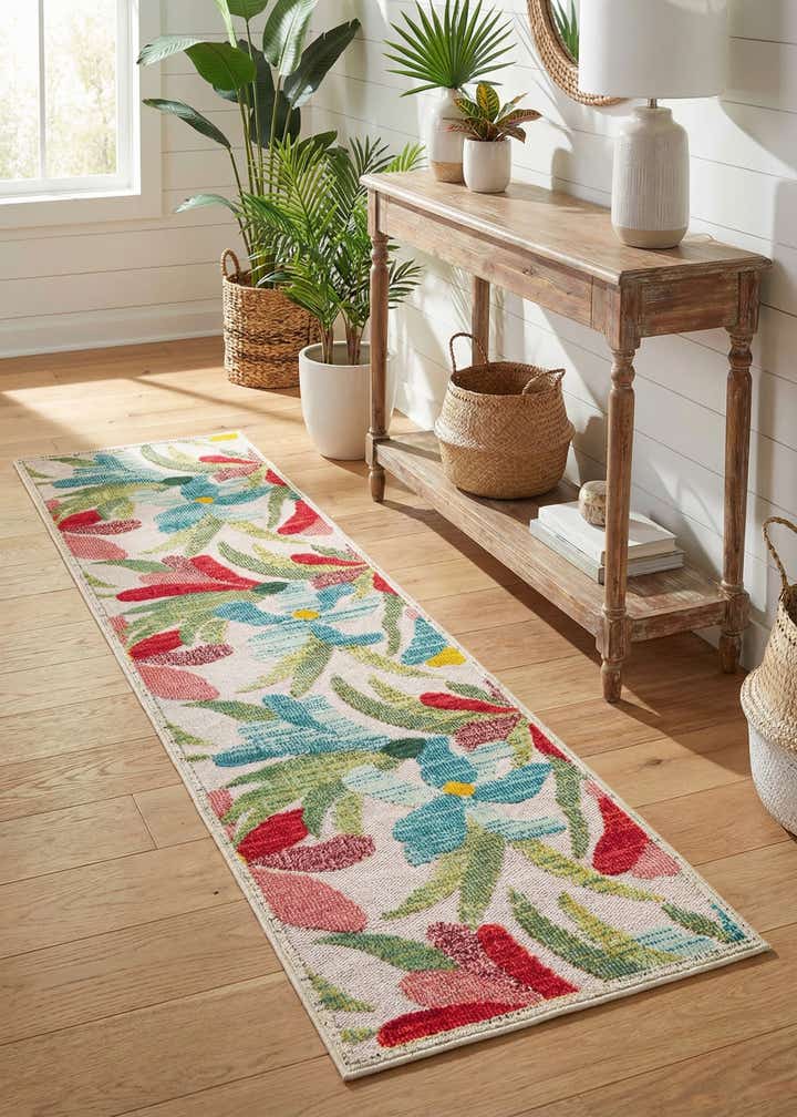 2' x 8' Easy-Clean Casablanca Indoor / Outdoor Runner Rug