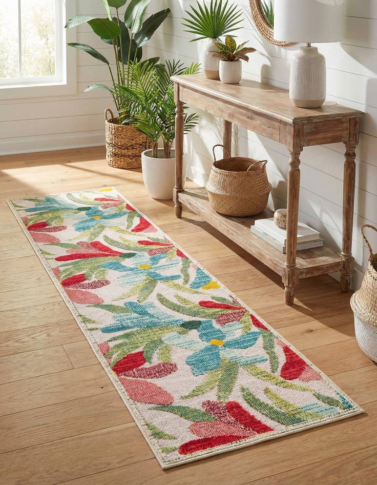 Detail image of 2' x 8' Easy-Clean Casablanca Indoor / Outdoor Runner Rug