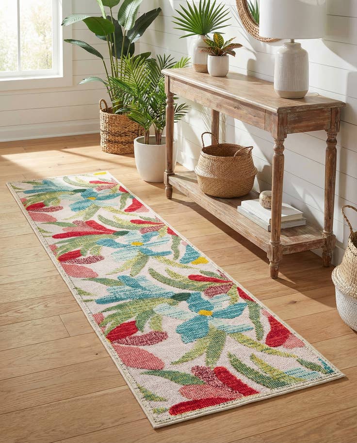 Detail image of 2' x 8' Easy-Clean Casablanca Indoor / Outdoor Runner Rug