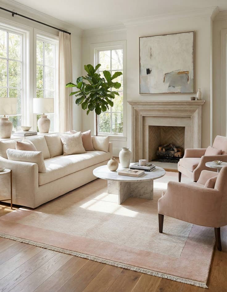 Detail image of  8' 2 x 11' 5  Hand Knotted Darya Wool Rug