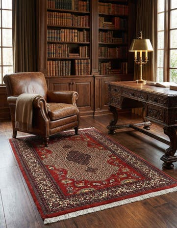 3' 2 x 4' 11 Bidjar Wool Rug