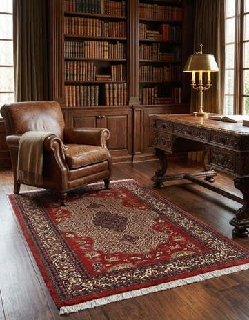 3' 2 x 4' 11 Bidjar Wool Rug