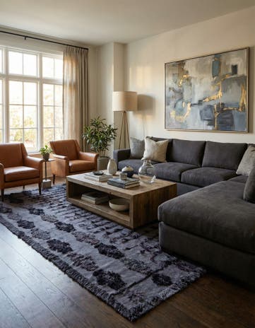 5' 9 x 10' 4 Hand Knotted Darya Wool Rug