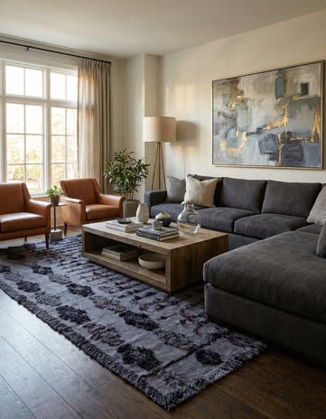 5' 9 x 10' 4 Hand Knotted Darya Wool Rug