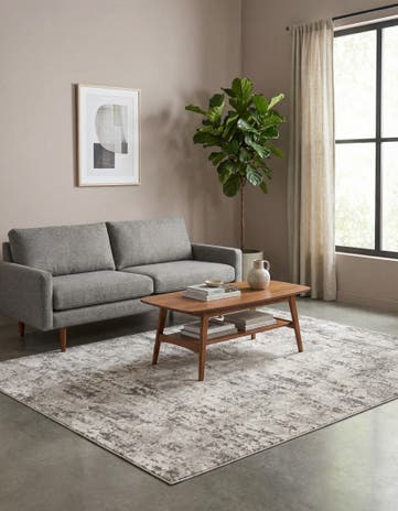 Stone Gray Aurora Rug