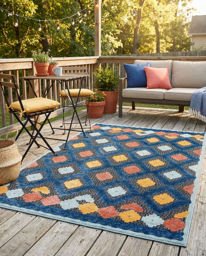 4' x 6' Easy-Clean Belize Indoor / Outdoor Rug