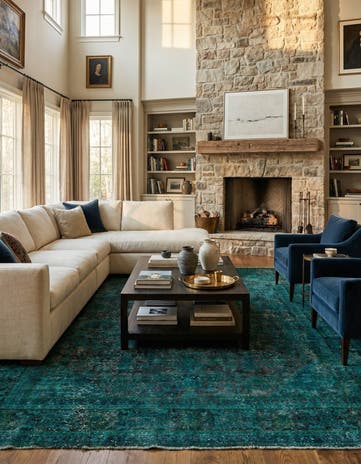9' 9 x 12' 9 Hand Knotted Ultra Vintage Persian Wool Rug