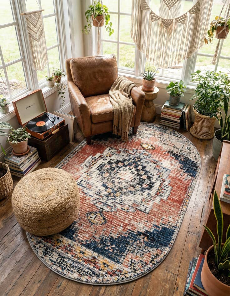 Detail image of  5' x 8' Tucson Oval Rug