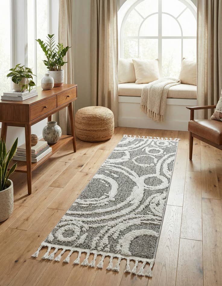 Detail image of 2' x 6' Boho Runner Rug