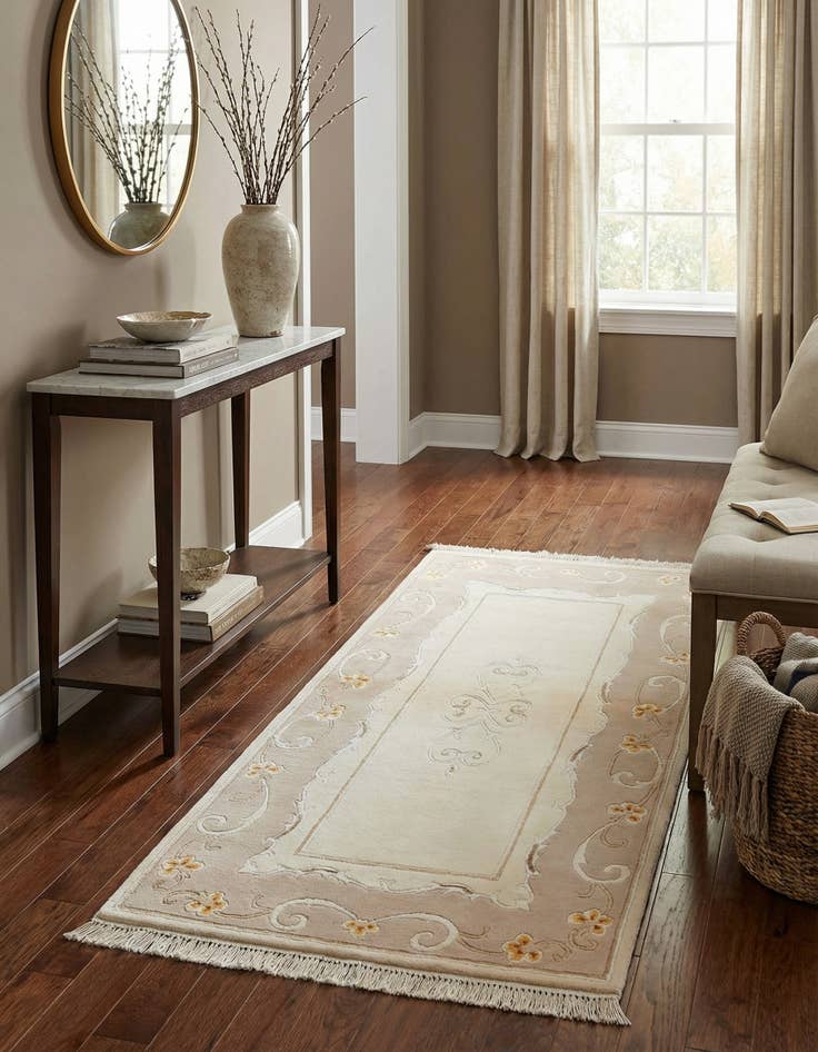 Detail image of  2' 8 x 5' 1  Hand Knotted Darya Wool Rug