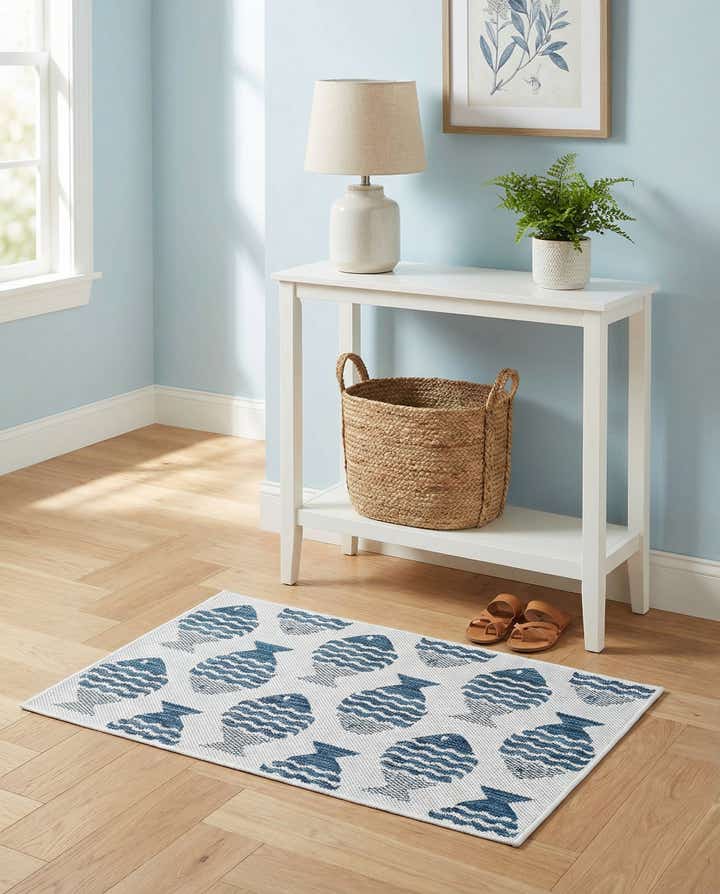 2' x 3' Easy-Clean Coastal Indoor / Outdoor Rug