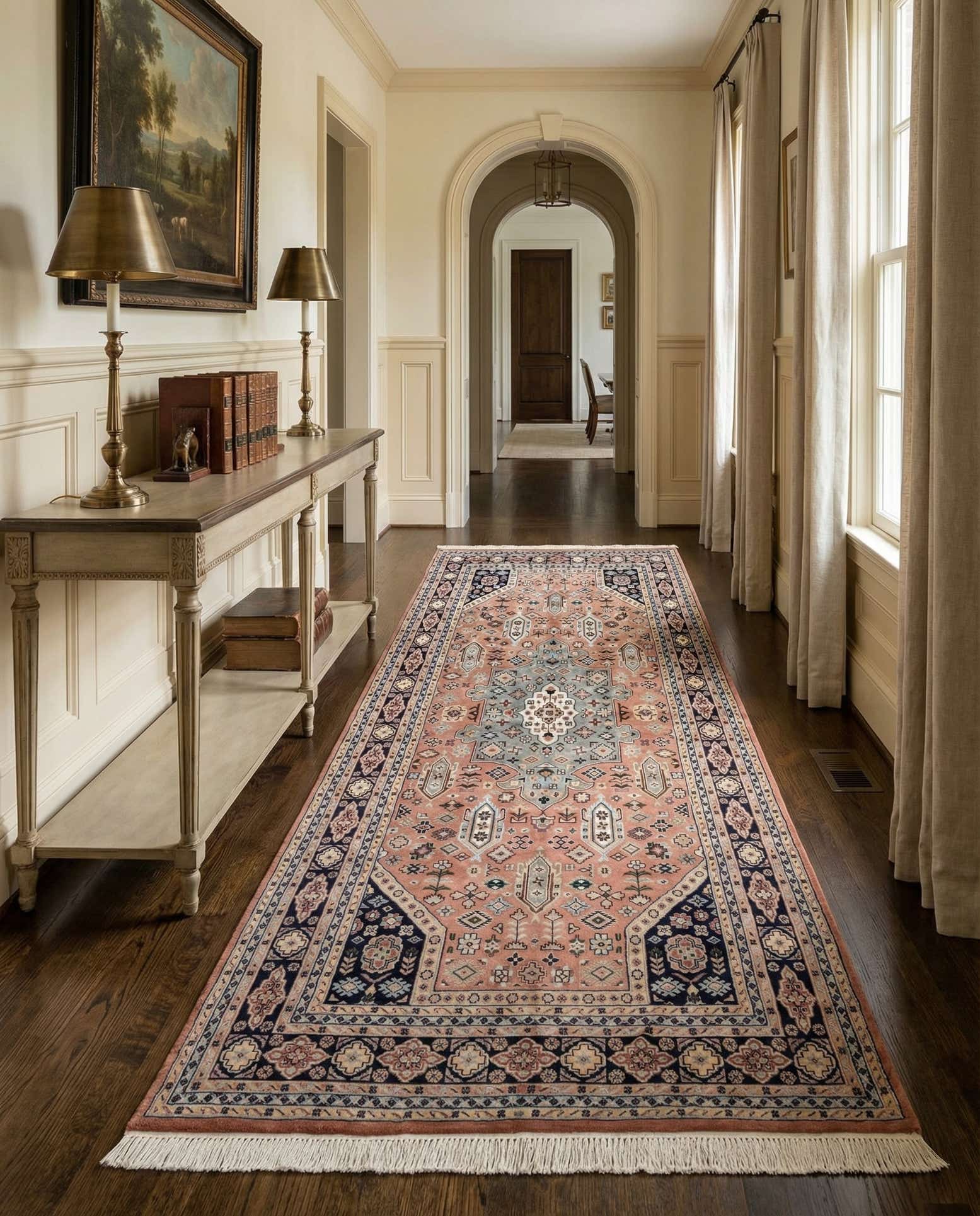 5' 2 x 9' 9 Hand Knotted Bokhara Oriental Wool Runner Rug