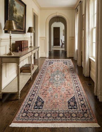 5' 2 x 9' 9 Hand Knotted Bokhara Oriental Wool Runner Rug