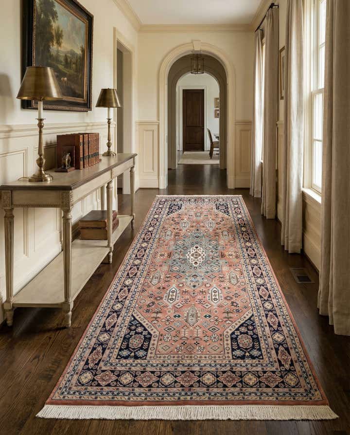 5' 2 x 9' 9 Hand Knotted Bokhara Oriental Wool Runner Rug