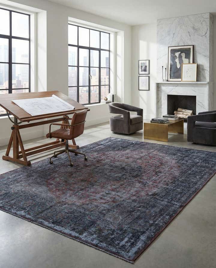 9' 8 x 13' 6 Vintage Royal Wool Rug