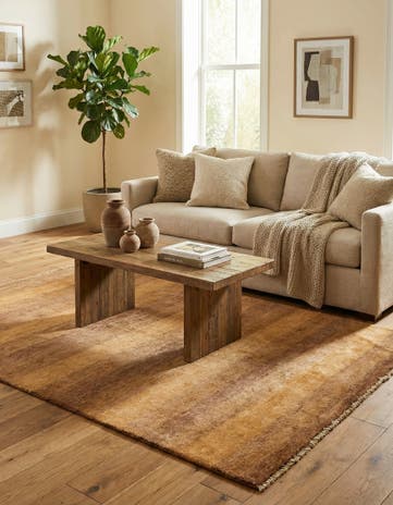 4' 5 x 6' 3 Hand Knotted Modern Ziegler Rug
