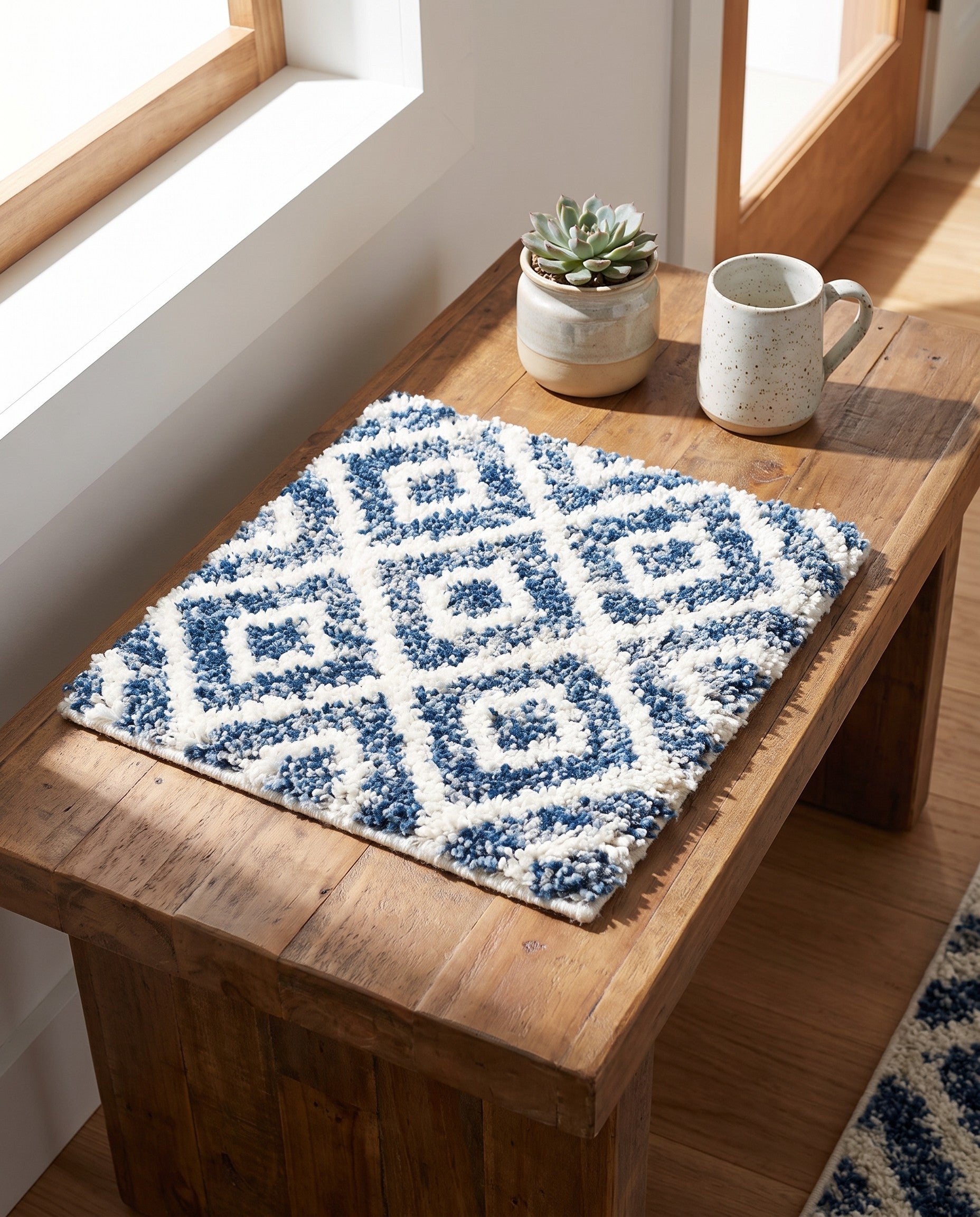 1' 4 x 1' 4 Lagom Shag Sample Rug