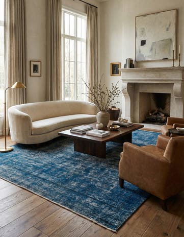 9' 1 x 11' 10 Hand Knotted Ultra Vintage Persian Wool Rug