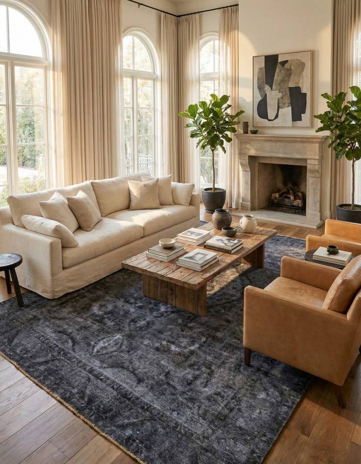 Detail image of 9' 10 x 12' 8  Hand Knotted Ultra Vintage Persian Wool Rug