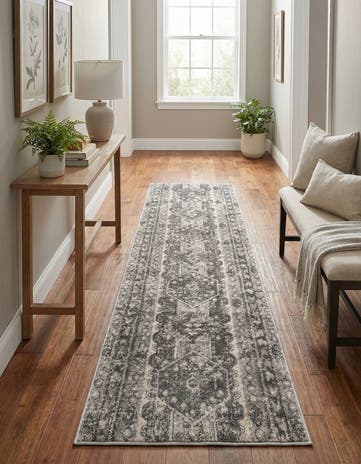 Gray Oregon Runner Rug
