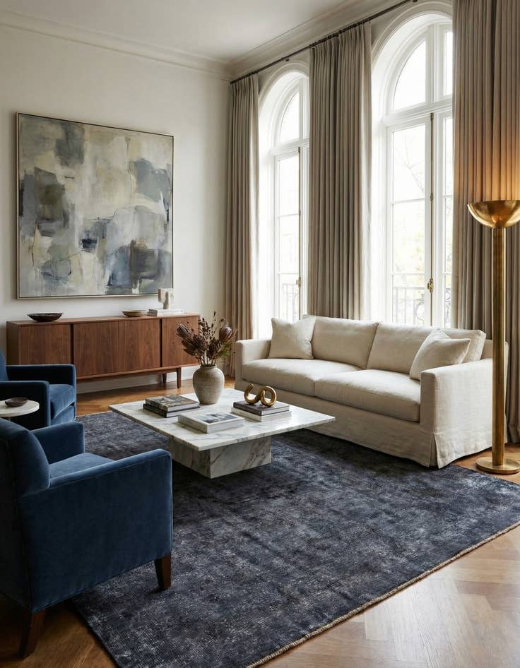 Detail image of 9' 9 x 12' 2  Hand Knotted Ultra Vintage Persian Wool Rug