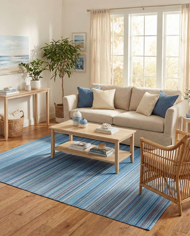 Detail image of 7' 10 x 10' Easy-Clean Vista Breeze Indoor / Outdoor Rug