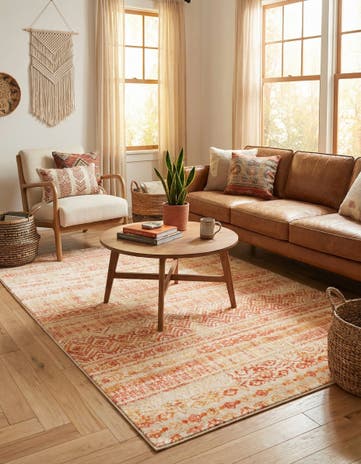 Orange Solaris Rug