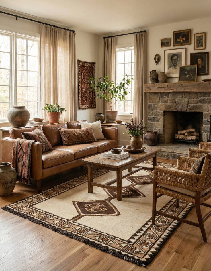 Detail image of 3' 5 x 6' 1  Hand Knotted Shiraz-Gabbeh Wool Rug