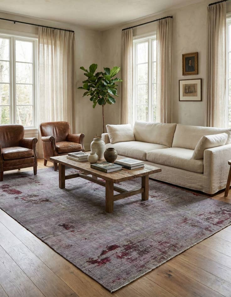 Detail image of 5' 5 x 10' 8  Hand Knotted Ultra Vintage Persian Wool Runner Rug