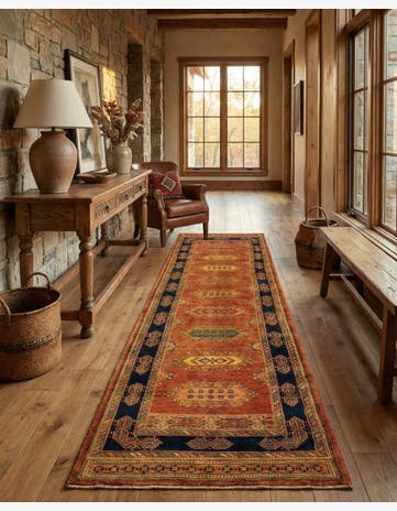 2' 9 x 10' 2 Luribaft Wool Runner Rug