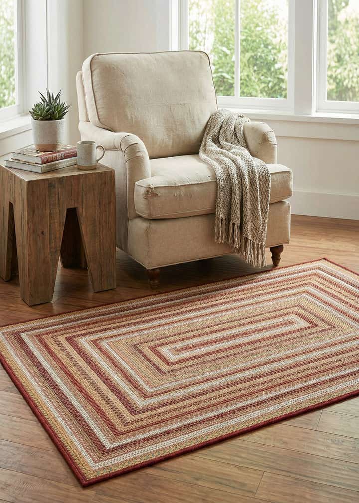 3' 3 x 5' 3 Easy-Clean Baja Indoor / Outdoor Rug