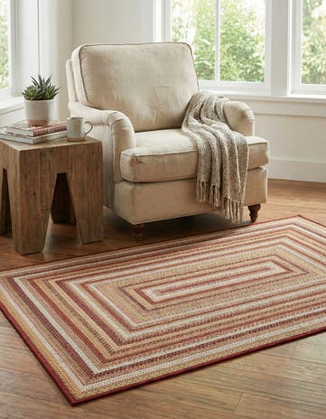 3' 3 x 5' 3 Easy-Clean Baja Indoor / Outdoor Rug
