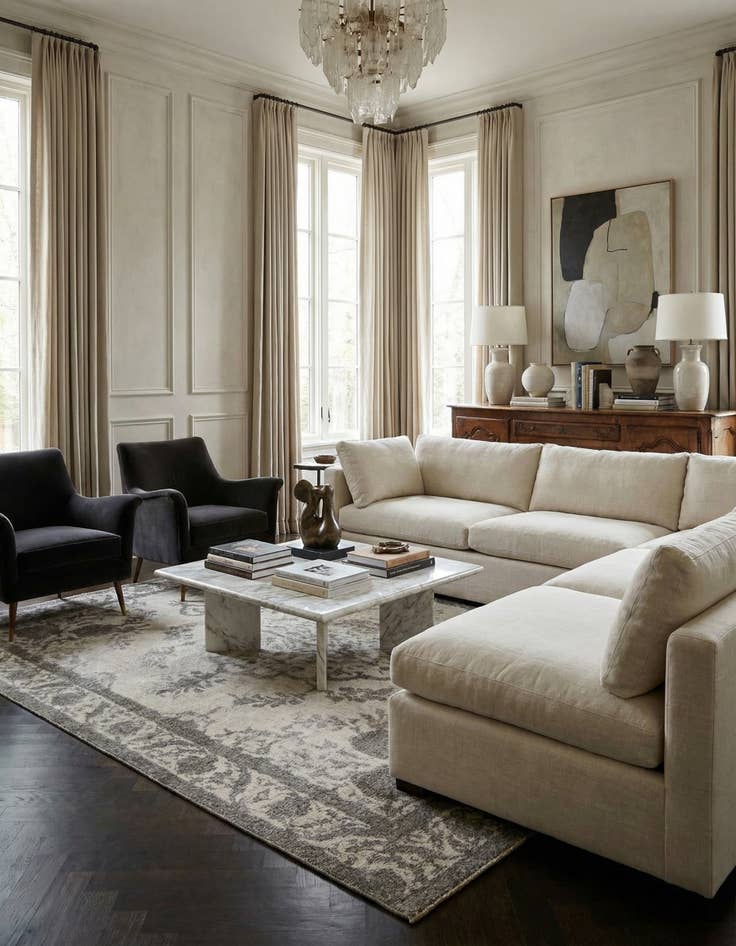 Detail image of 9' 6 x 12' 3  Hand Knotted Ultra Vintage Persian Wool Rug