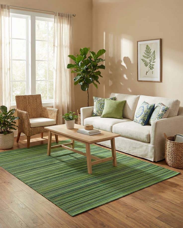 Detail image of 5' x 8' Easy-Clean Vista Breeze Indoor / Outdoor Rug