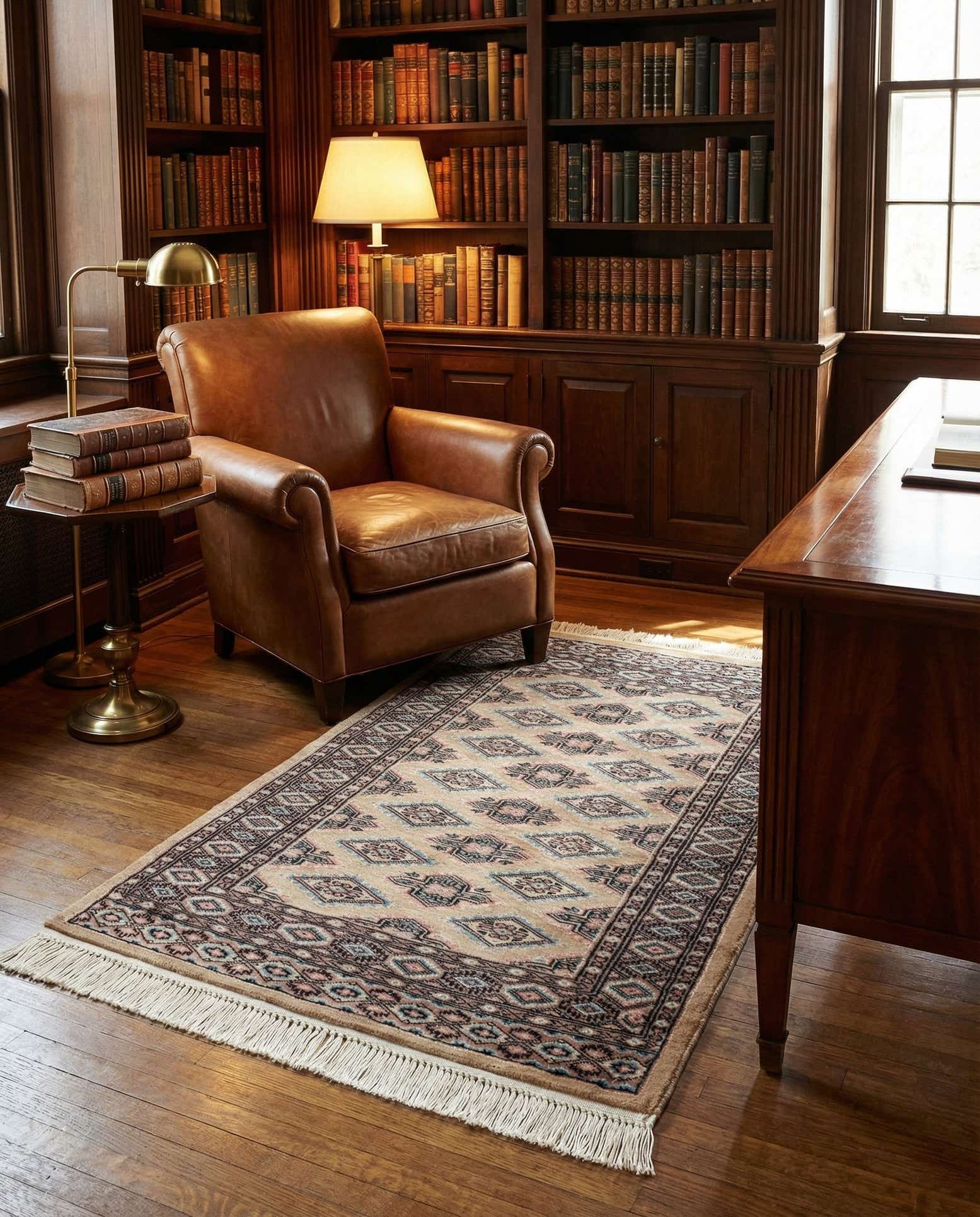 2' 6 x 4' 3 Hand Knotted Bokhara Rug