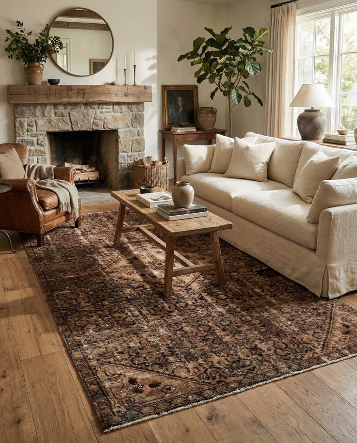 Detail image of 5' x 9' 1 Hand Knotted Ultra Vintage Persian Wool Rug