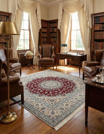 6' 9 x 7' 1 Nain Square Rug