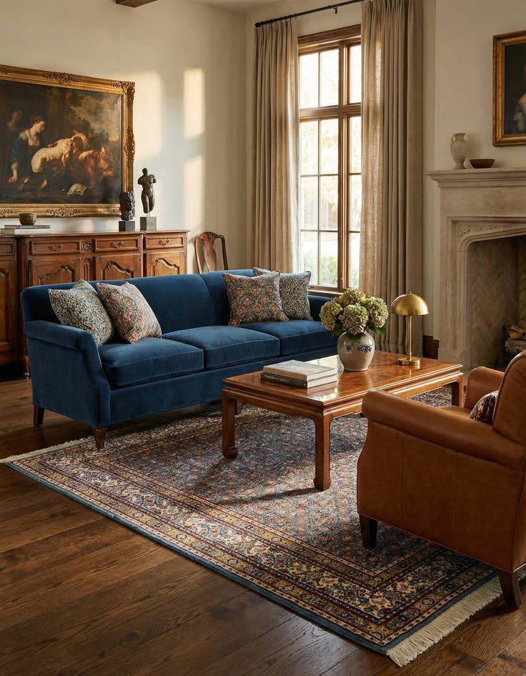 Detail image of 4' 1 x 6' 1 Mood Wool Rug